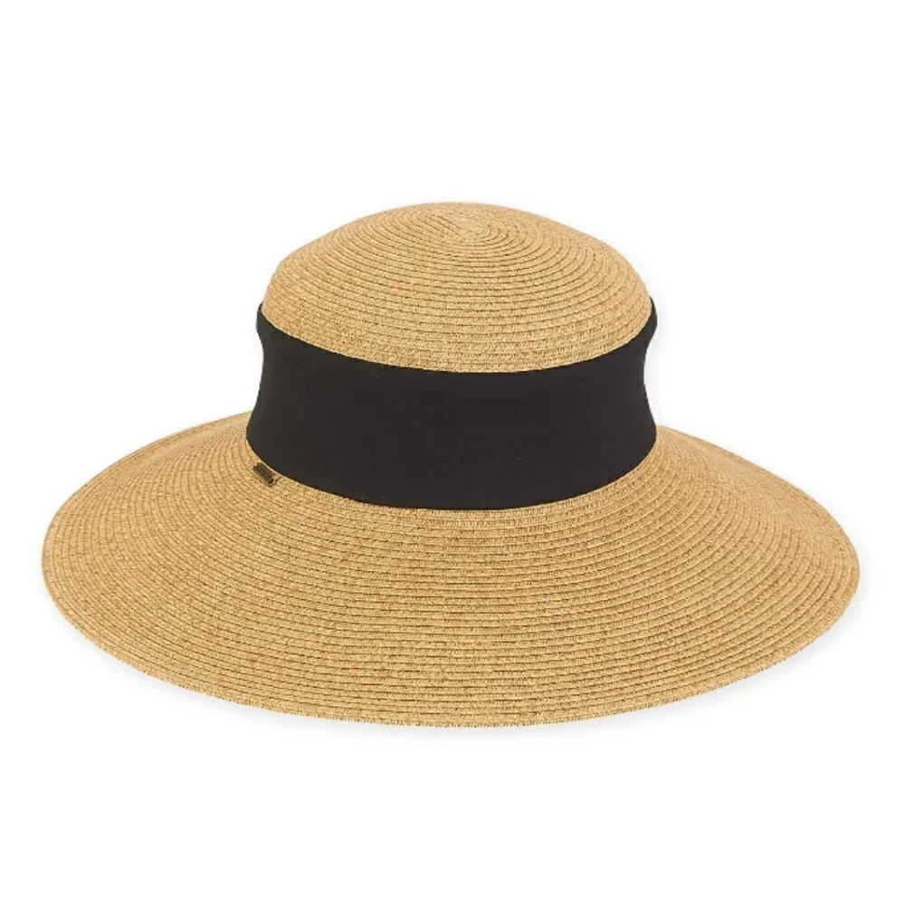 Sun N Sand Paper Braid Collapsible Crown Floppy 4
